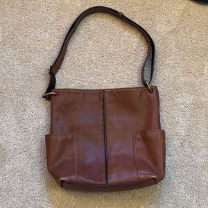 Fossil Leather tote Bag